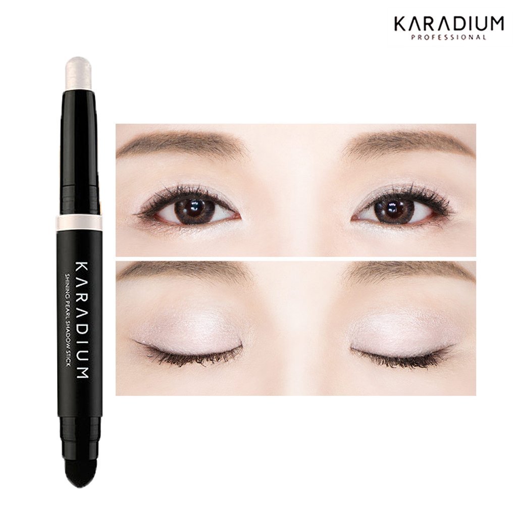 KARADIUM Shining Pearl Smudging Eye Shadow Stick, 1.4 g, #1 Snow White 0.05 Ounce (Pack of 1) - BeesActive Australia