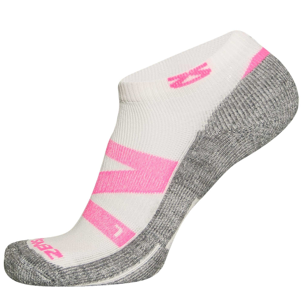 Zensah Tennis Socks – Athletic Sport Socks for Running, Pickleball, Fitness, Walking Small Neon Pink - BeesActive Australia