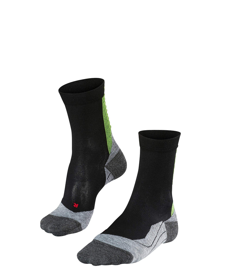 FALKE Men's Achilles Running Socks - Sports Performance Fabric, More Colors, 1 Pair Black (Black 3001) 46-48 - BeesActive Australia