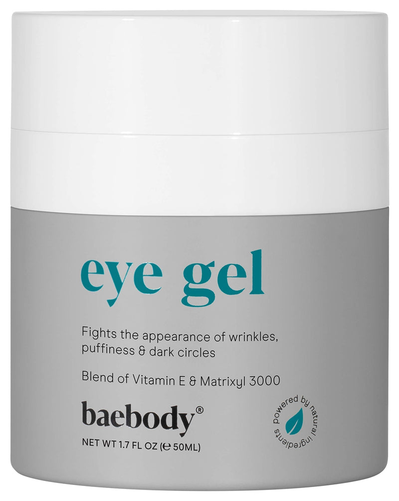 Baebody Eye Gel for Under and Around Eyes to Smooth Fine Lines, Brighten Dark Circles and De-Puff Bags with Peptide Complex and Soothing Aloe, 1.7 Fl Oz 1.7 Fl Oz (Pack of 1) - BeesActive Australia