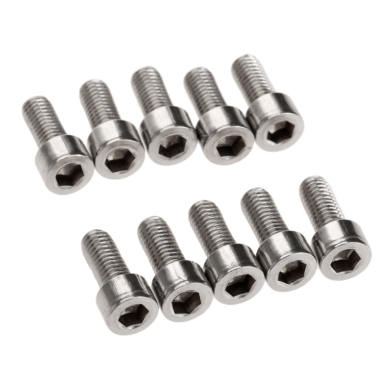 10Pcs Bike Water Bottle Cage Bolts Holder Screws M5 Inner Rack Hexagon Stainless Steel Screws - BeesActive Australia