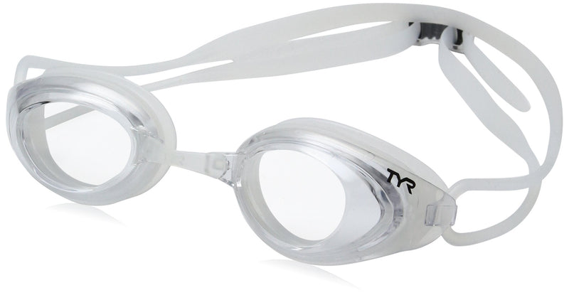 TYR Black Hawk Racing Goggles One Size Clear - BeesActive Australia