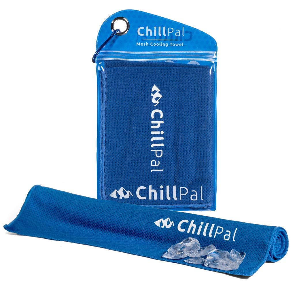 Chill Pal Mesh Cooling Towel (Blue, 12 x 40 inch) Blue - BeesActive Australia