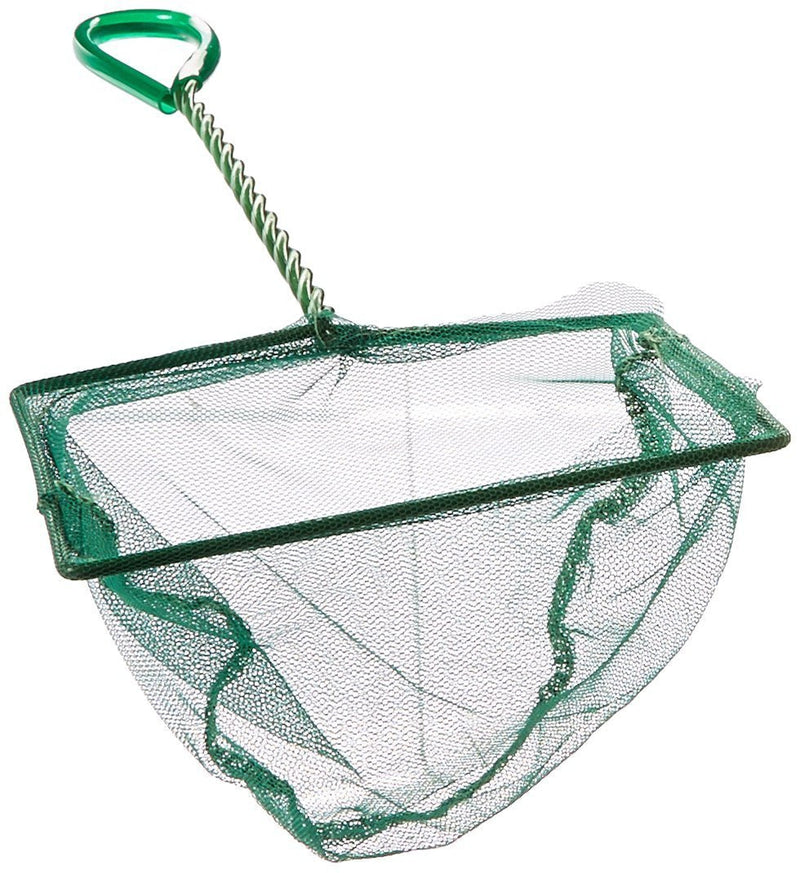 lasenersm 6 Inch Fish Net Fish Tank Net with Plastic Handle for Aquarium, Green - BeesActive Australia
