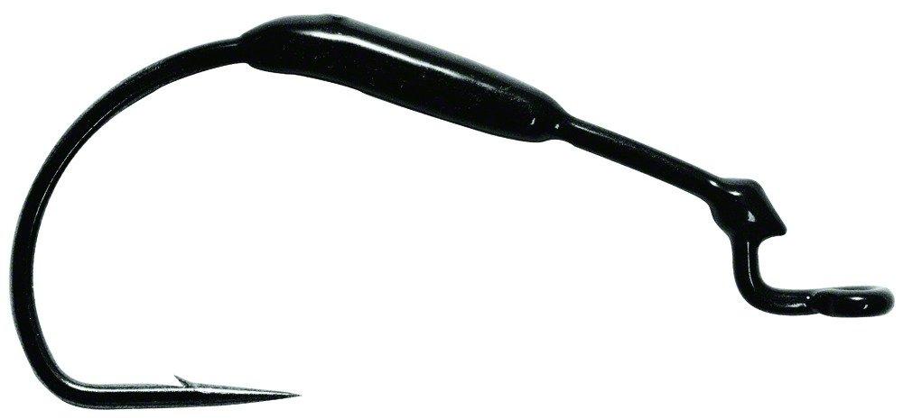 [AUSTRALIA] - Mustad KVD Grip-Pin Soft Plastics Forged Hook (3 Pack) 1/8 oz/Size 4/0 Black Nickel 