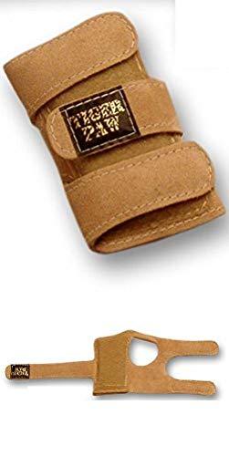 [AUSTRALIA] - Tiger Paws Gymnastics Wrist Support Wraps | Comfortable & Low Profile Tan Suede Injury Prevention | Featuring Adjustable Inserts (Small (69 lbs - 115 lbs)) 