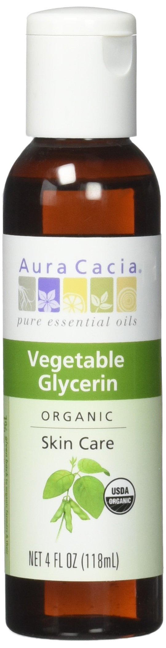 Aura Cacia Organic Skin Care Oil, Vegetable Glycerin, 4 Fluid Ounce - BeesActive Australia