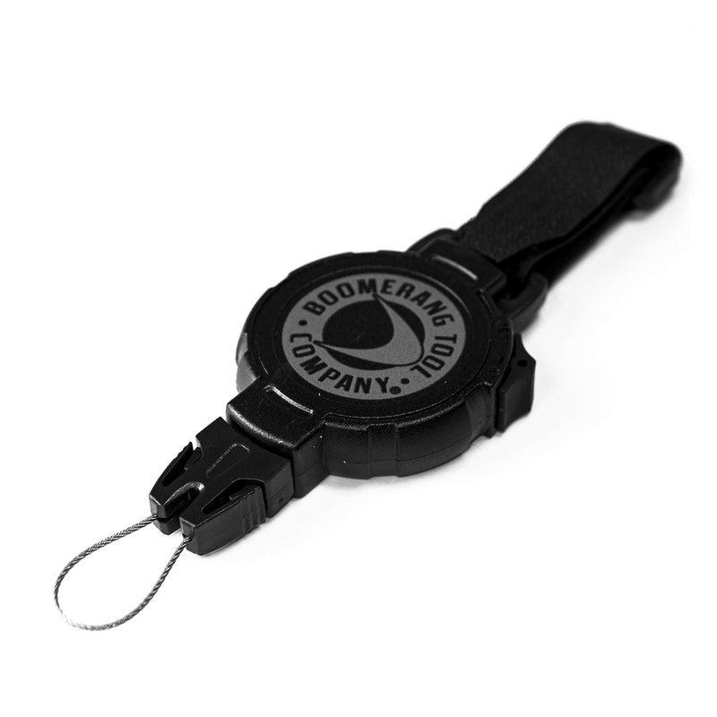 [AUSTRALIA] - Boomerang Scuba Diving Retractable Gear Tethers with a Kevlar Cord and Universal End Fitting - Great for Scuba Diving Gauges, Flashlights, Cameras and More - Made in The USA Large Strap (48" / 8oz.) 