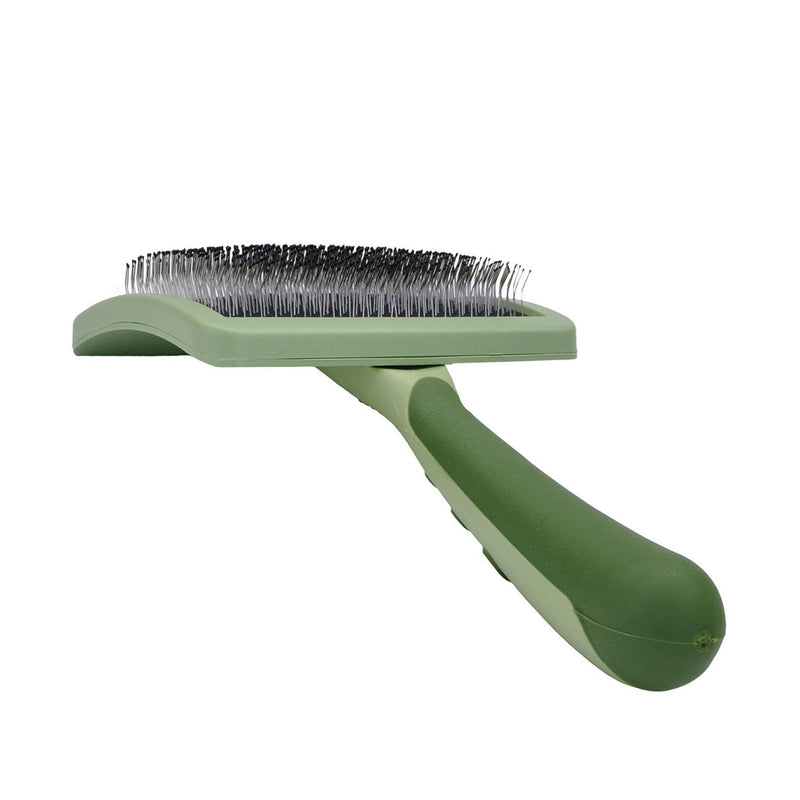 Coastal Pet Safari Curved Firm Slicker Dog Brush - Dog Deshedding Brush - Prevents Mats and Tangled Hair - For Dogs with Short or Long Hair - One Size - 6.5" x 3.06" - BeesActive Australia