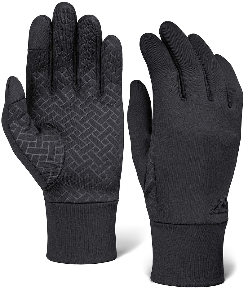 Running Gloves with Touch Screen - Winter Glove Liners for Texting, Cycling - Thin & Lightweight Cold Weather Thermal Gloves X-Large - BeesActive Australia