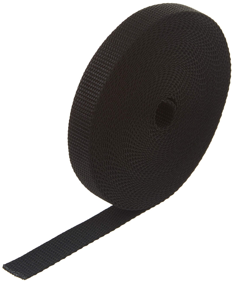 Strapworks Heavyweight Polypropylene Webbing - Heavy Duty Poly Strapping for Outdoor DIY Gear Repair, 3/4 Inch Black 3/4" x 10 yard - BeesActive Australia