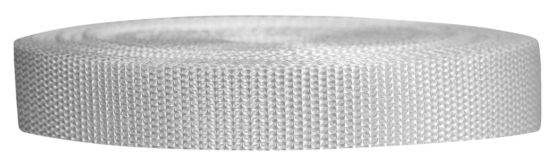 Strapworks Heavyweight Polypropylene Webbing - Heavy Duty Poly Strapping for Outdoor DIY Gear Repair, 3/4 Inch White 3/4" x 10 yard - BeesActive Australia