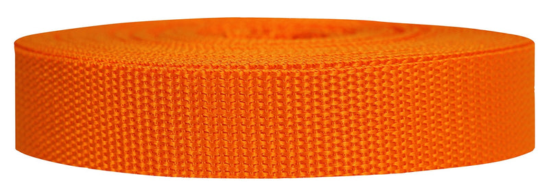 Strapworks Heavyweight Polypropylene Webbing - Heavy Duty Poly Strapping for Outdoor DIY Gear Repair 1" x 10 yard Orange - BeesActive Australia