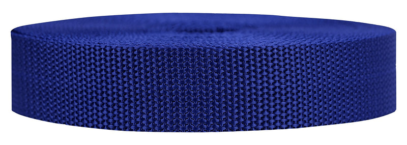 Strapworks Heavyweight Polypropylene Webbing - Heavy Duty Poly Strapping for Outdoor DIY Gear Repair 1" x 10 yard Navy Blue - BeesActive Australia