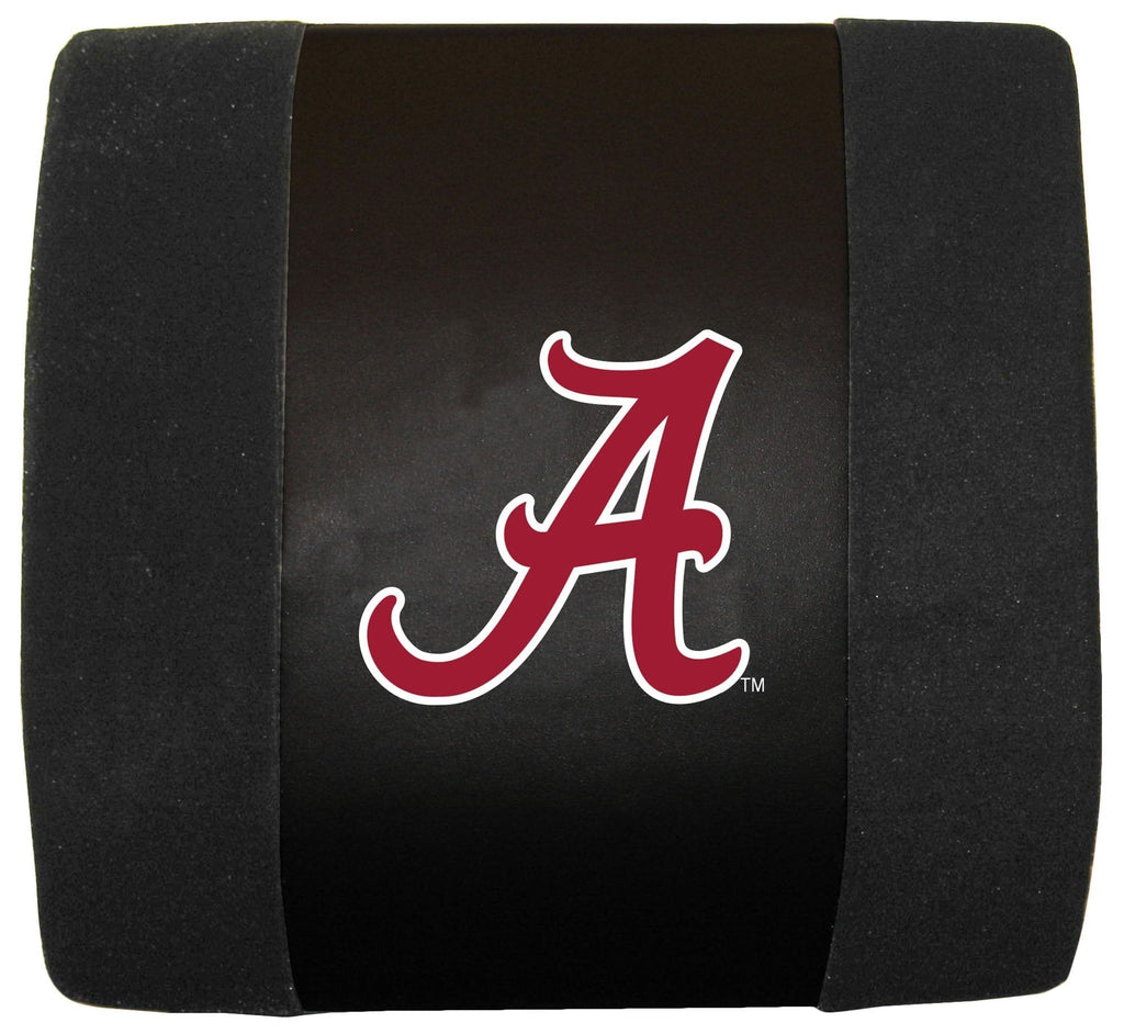 Fremont Die NCAA Fan Shop Lumbar Seat Cushion Alabama Crimson Tide Fits most automobile seats with elastic strap Black/Team Colors - BeesActive Australia