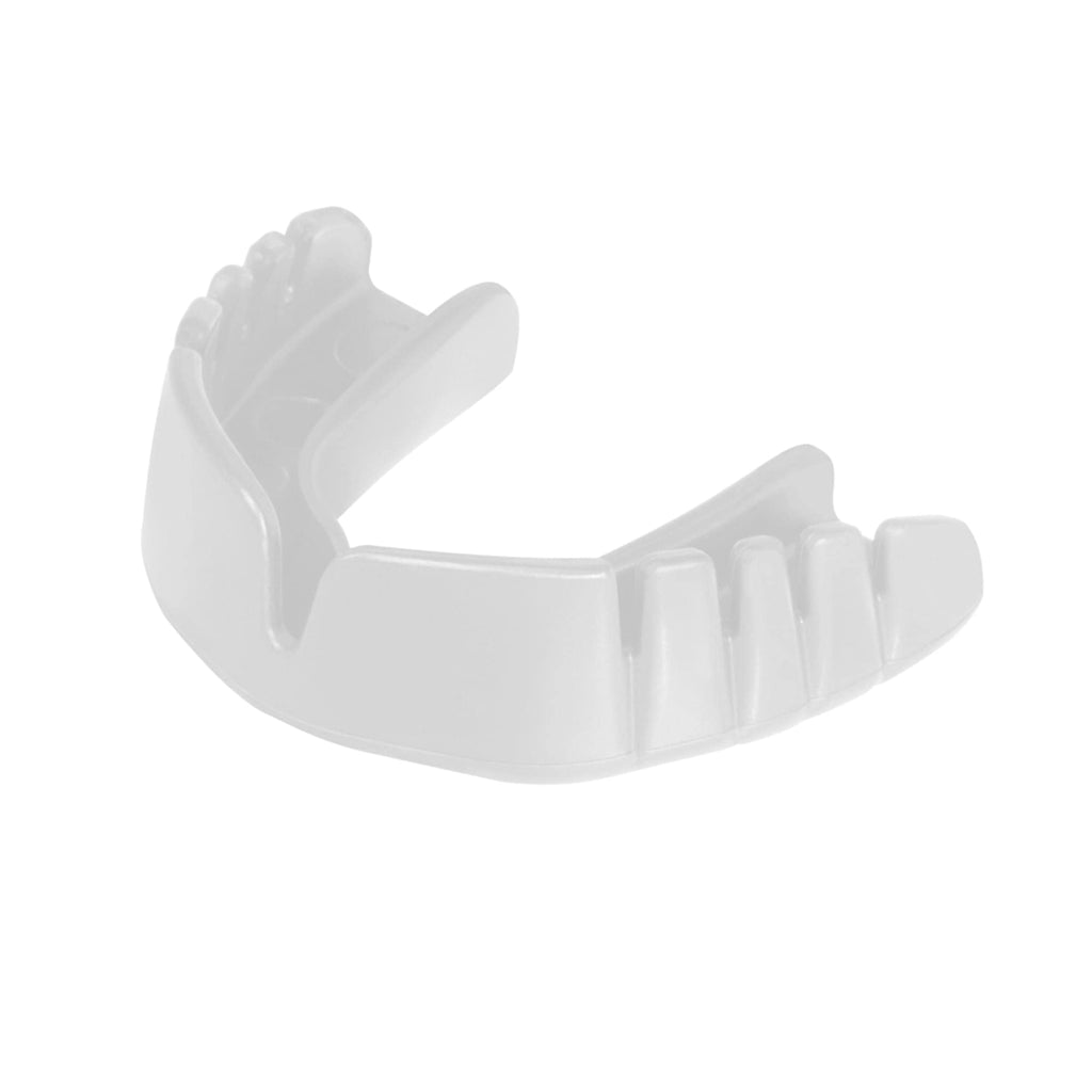 OPRO Snap-Fit Instant Adult and Kids Sports Mouthguard, Adult Mouthpiece for Football, MMA, Lacrosse, Rugby and Other Contact Sports - No Boiling or Fitting Required, (Adult, White) - BeesActive Australia
