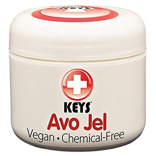 Keys Avo Jel All Natural, Vegan, Chemical-Free Alternative Naturals Petroleum Jelly Free Skin Protectant made from Pure Organic Jellied Avocado Oil, No Wax, No Synthetic Ingredients, 2 ounces - BeesActive Australia