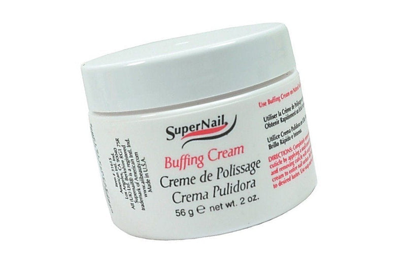 SuperNail Buffing Cream Apply to nail and buff to gain a shiny lustrous finish.The finest, softest buffing cream. - Size 2 Fl.oz / 56 g. - BeesActive Australia