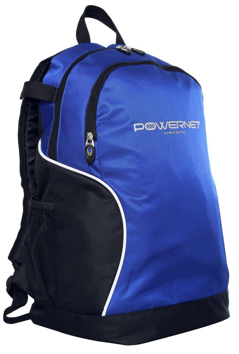 [AUSTRALIA] - PowerNet Baseball Softball Backpack M | Choose from 3 Colors Red Black Blue | Dual Bat Sleeves | Padded Shoulder Straps | Fence Hook | Large Storage Capacity 