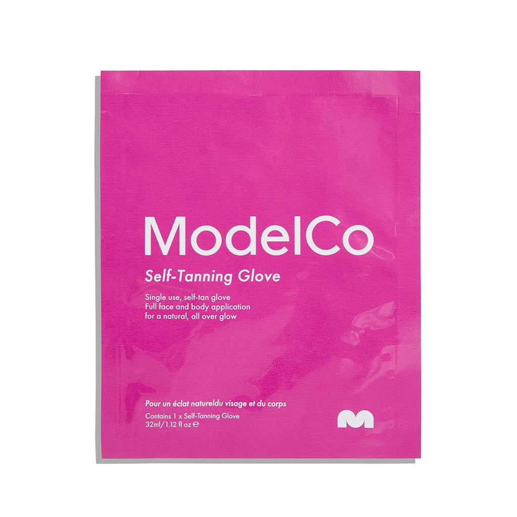 ModelCo Self-Tanning Glove - Single-Use Glove - Full Face & Body Application for Natural, All-Over Glow - Vegan, Gluten Free, Cruelty Free - 1 Mitt - BeesActive Australia