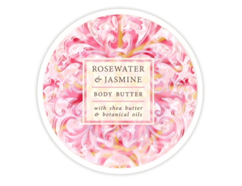 Greenwich Bay - 8 oz. Botanical Body Butter - Rosewater & Jasmine - BeesActive Australia