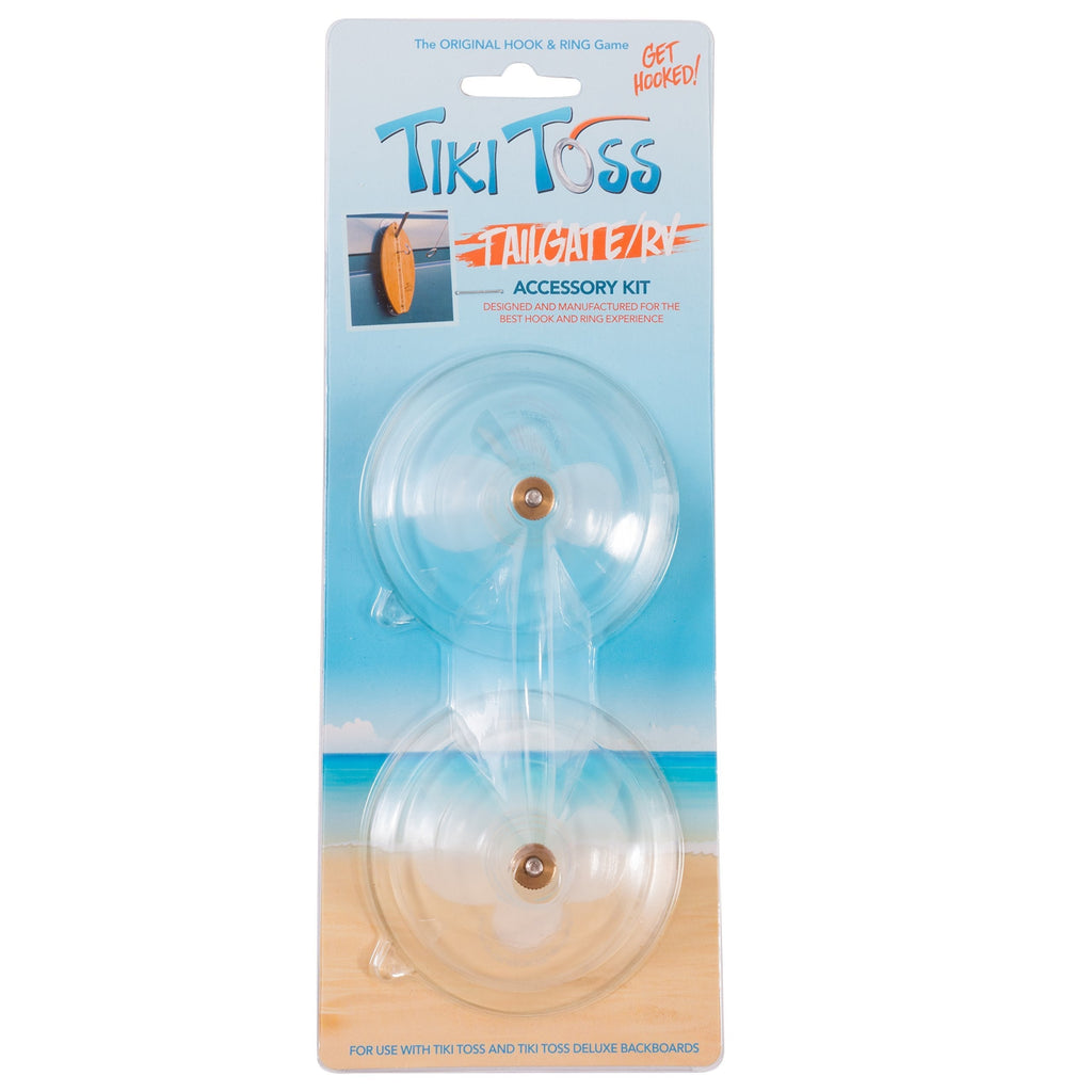 [AUSTRALIA] - Tiki Toss Suction Cups - Tailgating/RV Accessory Kit - Easily Attach Your Game to Any Smooth Surface 