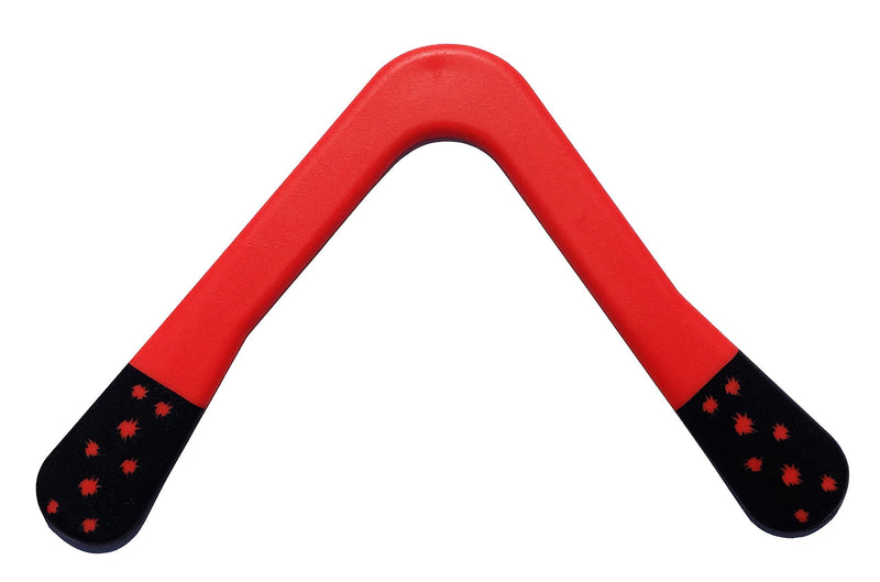 Red Starlight Boomerangs - Real Aerodynamic Boomerangs from Australia. Designed for Right Handed throwers 8-12 Years Old. - BeesActive Australia