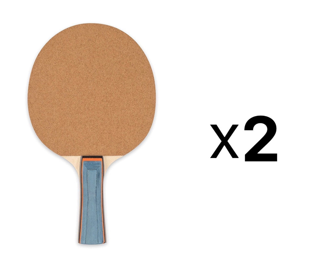 [AUSTRALIA] - Champion Sports Sandpaper Face 5ply Laminated Table Tennis Ping Pong Paddle red (2-Pack) One Size 