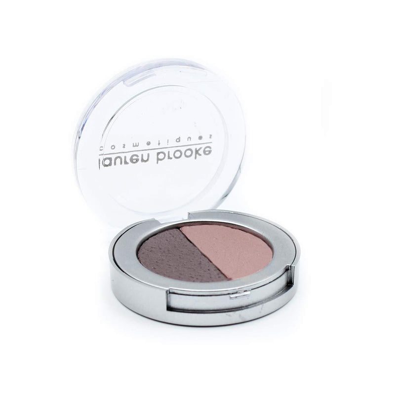 Lauren Brooke Cosmetiques Pressed Eyeshadow Duo, Natural, Organic Makeup (Smokey Plum/Sweet Pea) - BeesActive Australia