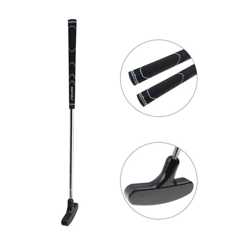 Crestgolf Junior Rubber Golf Putter -24 inches,Double Way, Suitable for Both Right Handed&Left Handed black - BeesActive Australia