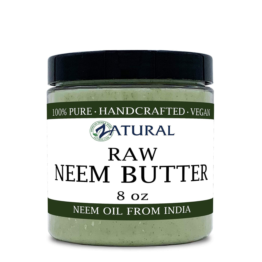 Naked Neem Organic Neem Butter with Organic Neem Oil, Extract and Leaf Calm Sensitive Skin, Itchy Skin and More Handcrafted in Small Batches, 8 oz. 8 Ounce (Pack of 1) - BeesActive Australia