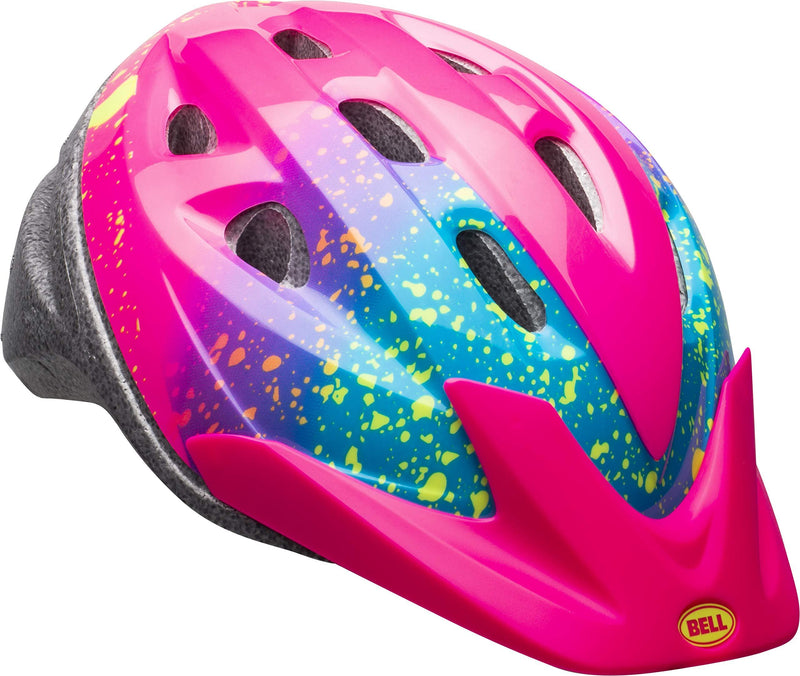 Bell Child Rally Bike Helmet - Pink Splatter Stella, Model:7083694 - BeesActive Australia