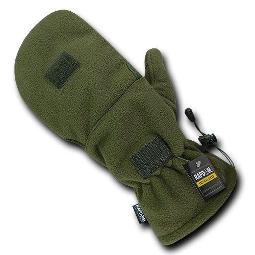 [AUSTRALIA] - RAPDOM Tactical Fleece Shooter's Mittens Large Olive Drab 