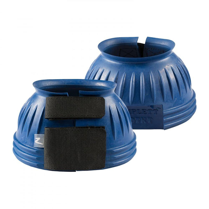 HORZE No Turn Overreach Rubber Bell Boots for Horses Small Blue - BeesActive Australia