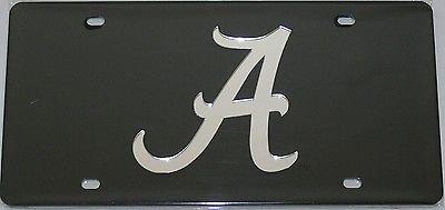 Alabama Crimson Tide Roll Tide Laser Cut License Plate Auto Tag, Made and Shipped in The USA - BeesActive Australia