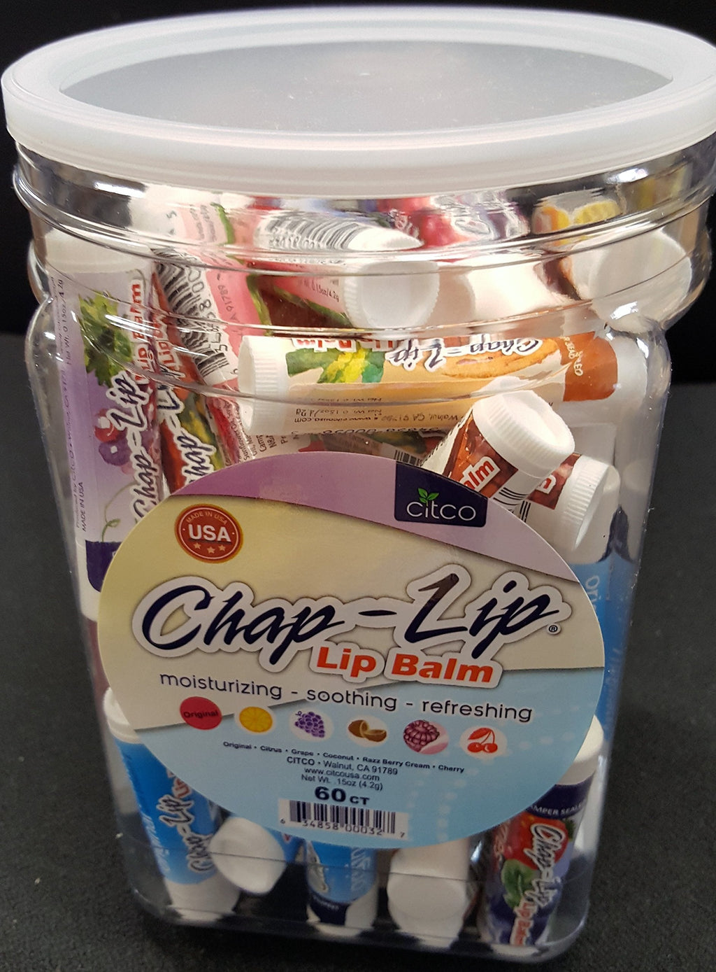 Chap-Lip Lip Balm moisturizing, Soothing, Refreshing (60/Jar) - BeesActive Australia
