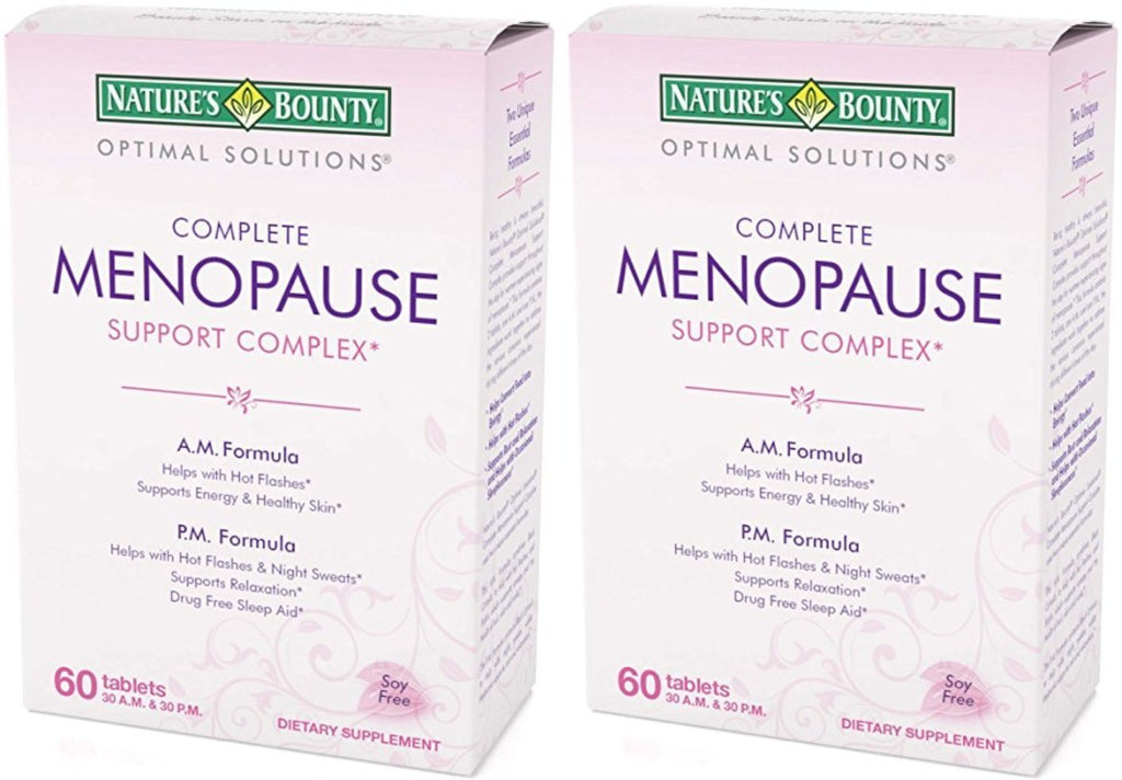 Nature's Bounty Optimal Solutions Complete Menopause Support Complex Tablets 60 TB - Buy Packs and SAVE (Pack of 2) - BeesActive Australia