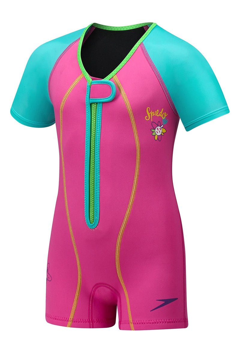 Speedo Unisex-Child UV Thermal Swimsuit Begin to Swim UPF 50 2T (Toddler) Berry - BeesActive Australia