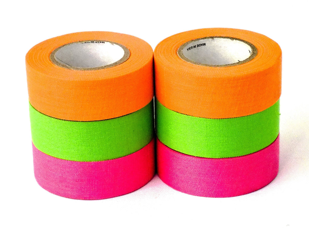 [AUSTRALIA] - Mylec Tape (6 Pack), Neon Orange/Neon Green/Neon Pink 