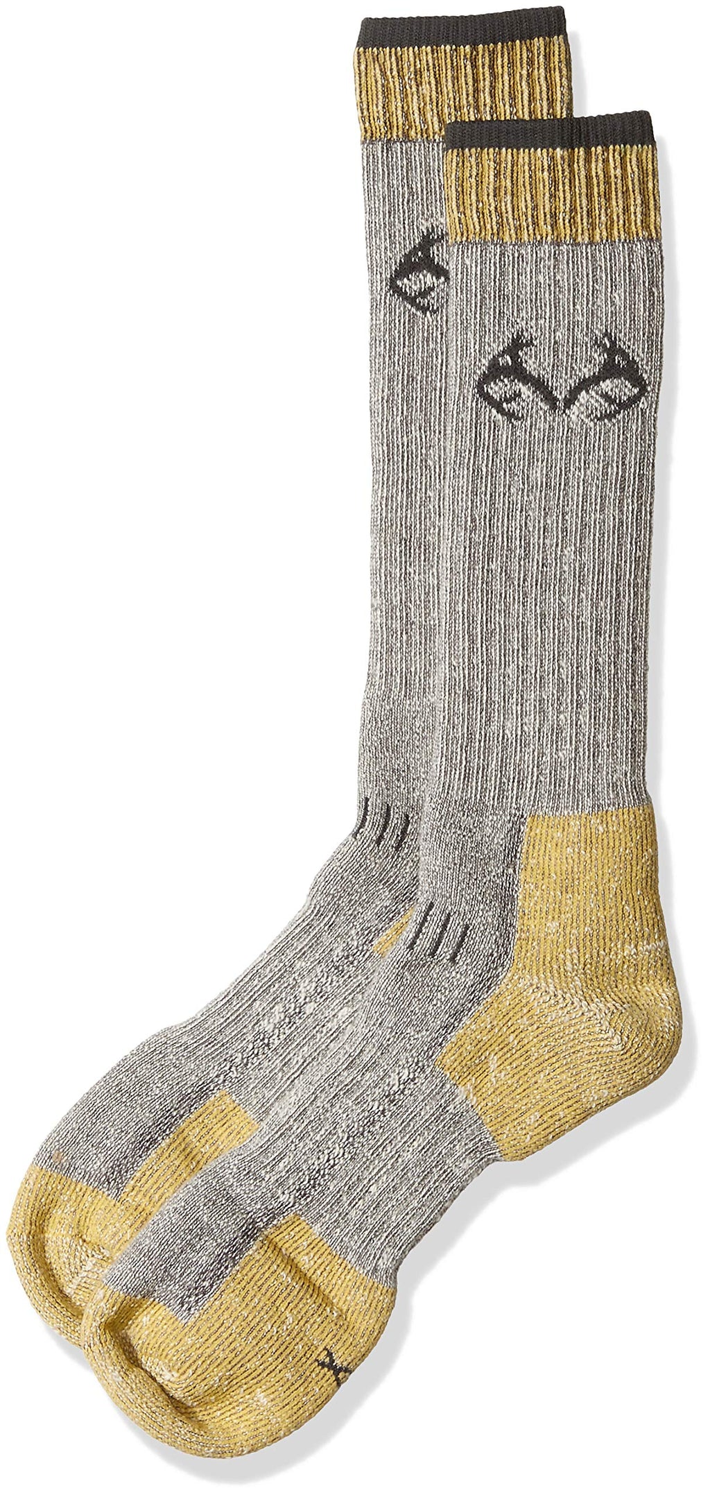Realtree Mens Merino Uplander Boot Sock Grey Medium - BeesActive Australia