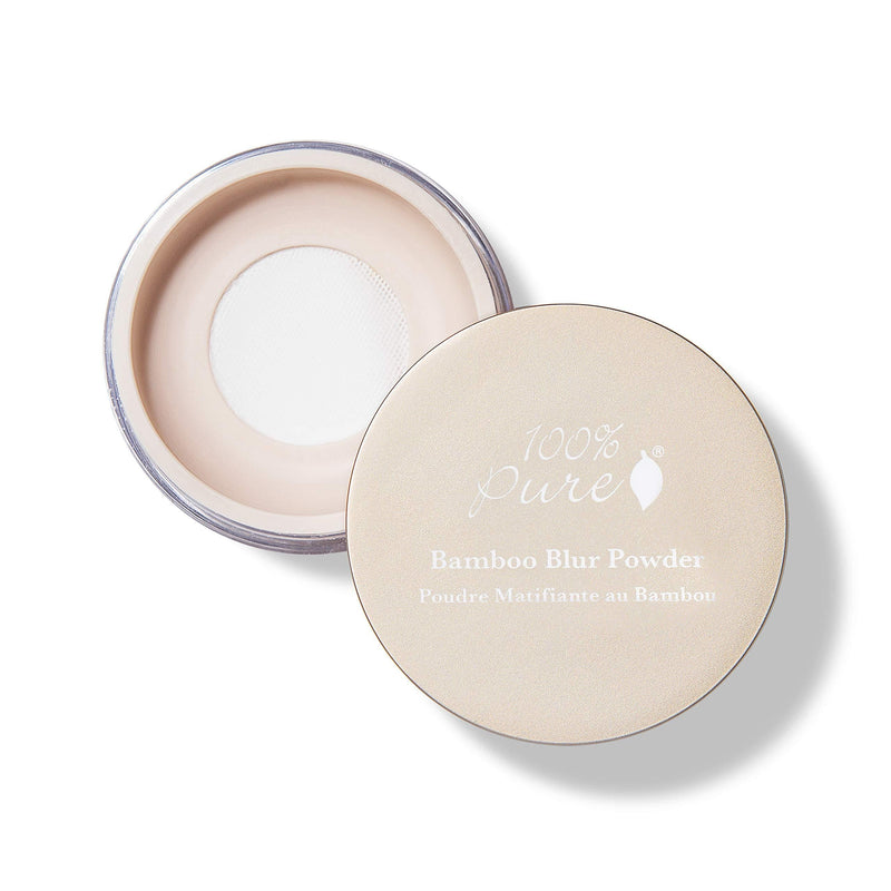 100% PURE Bamboo Blur Powder, Translucent, Setting Powder, Loose Face Powder for Setting Makeup, Lightweight, Long Lasting Face Makeup, Vegan Makeup - 0.2 Oz Transluscent - BeesActive Australia