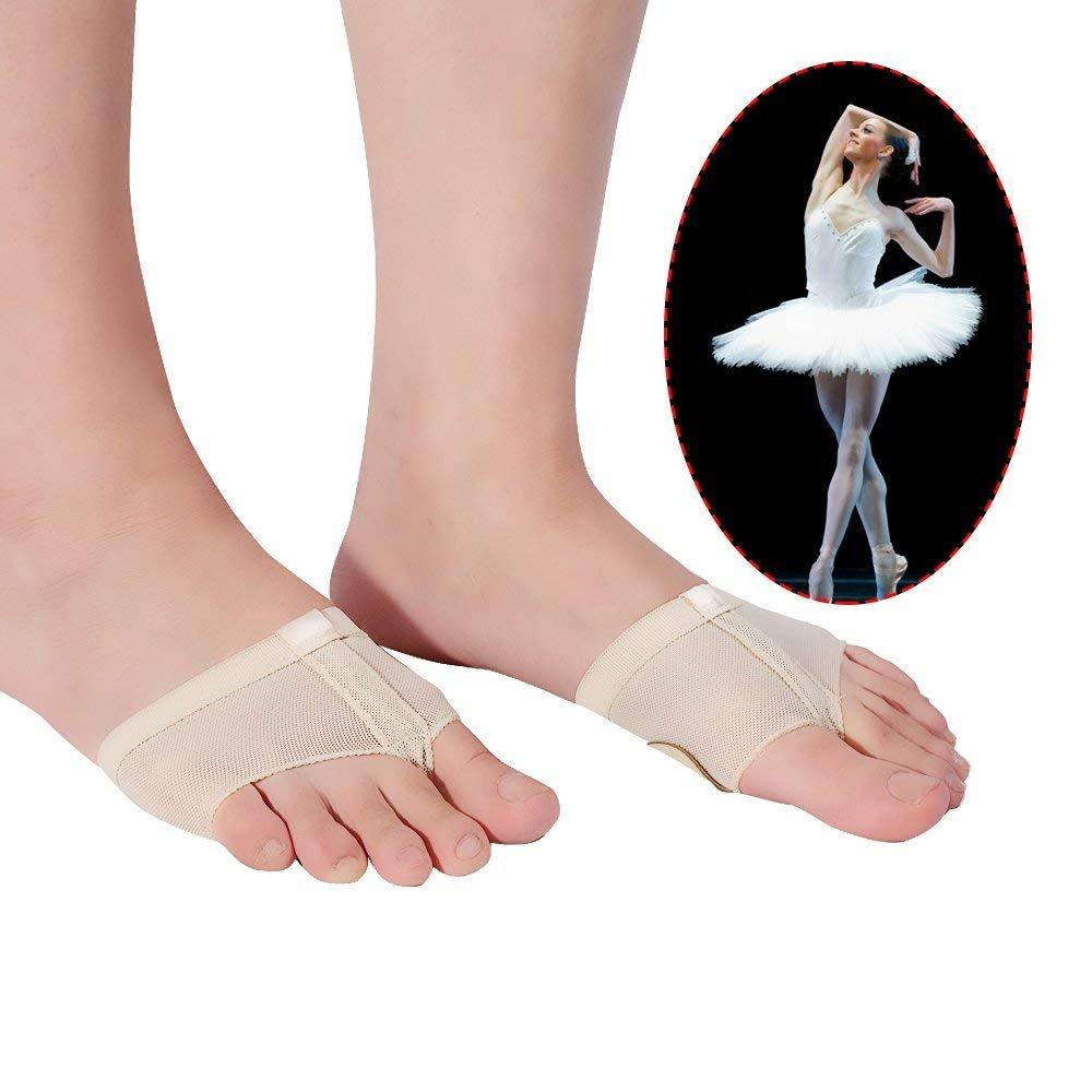 [AUSTRALIA] - Dance Foot Thongs, Thong Toe Paws, Lyrical Shoes, Lyrical Ballet Belly Dance Foot Thongs, Dance Paw Pad Shoes Half Sole M 