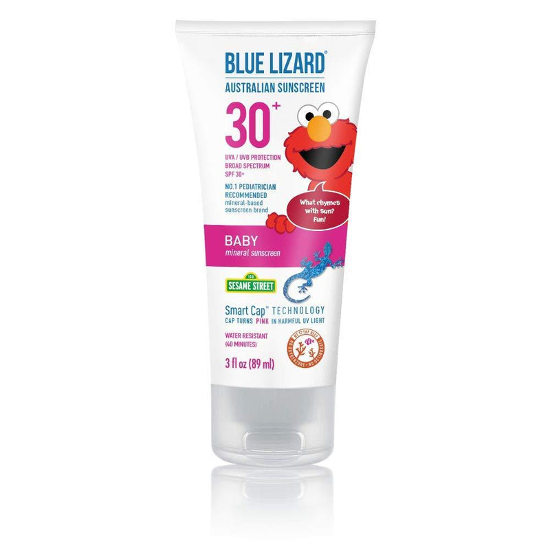 Blue Lizard Australian Sunscreen Blue Lizard Sunscreen Baby, Multicolor, Unscented, 3 Fl.Oz 3 Fl Oz (Pack of 1) - BeesActive Australia