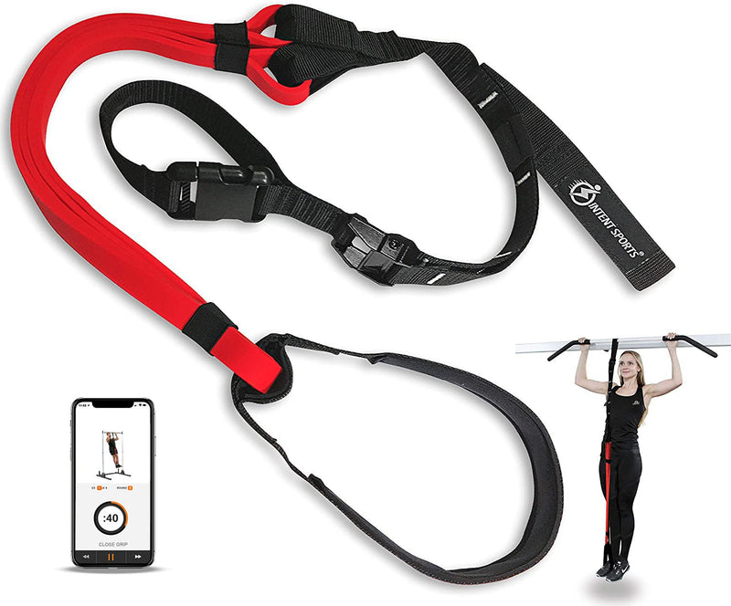 INTENT SPORTS Pull Up Assist Bands - Assistance and Resistance Bands for Pull-Up, Fitness, Body Stretching, Mobility Work, Weightlifting, Powerlifting, Heavy Duty, Exercise Videos, eBook (Patented) #1 Band - BeesActive Australia