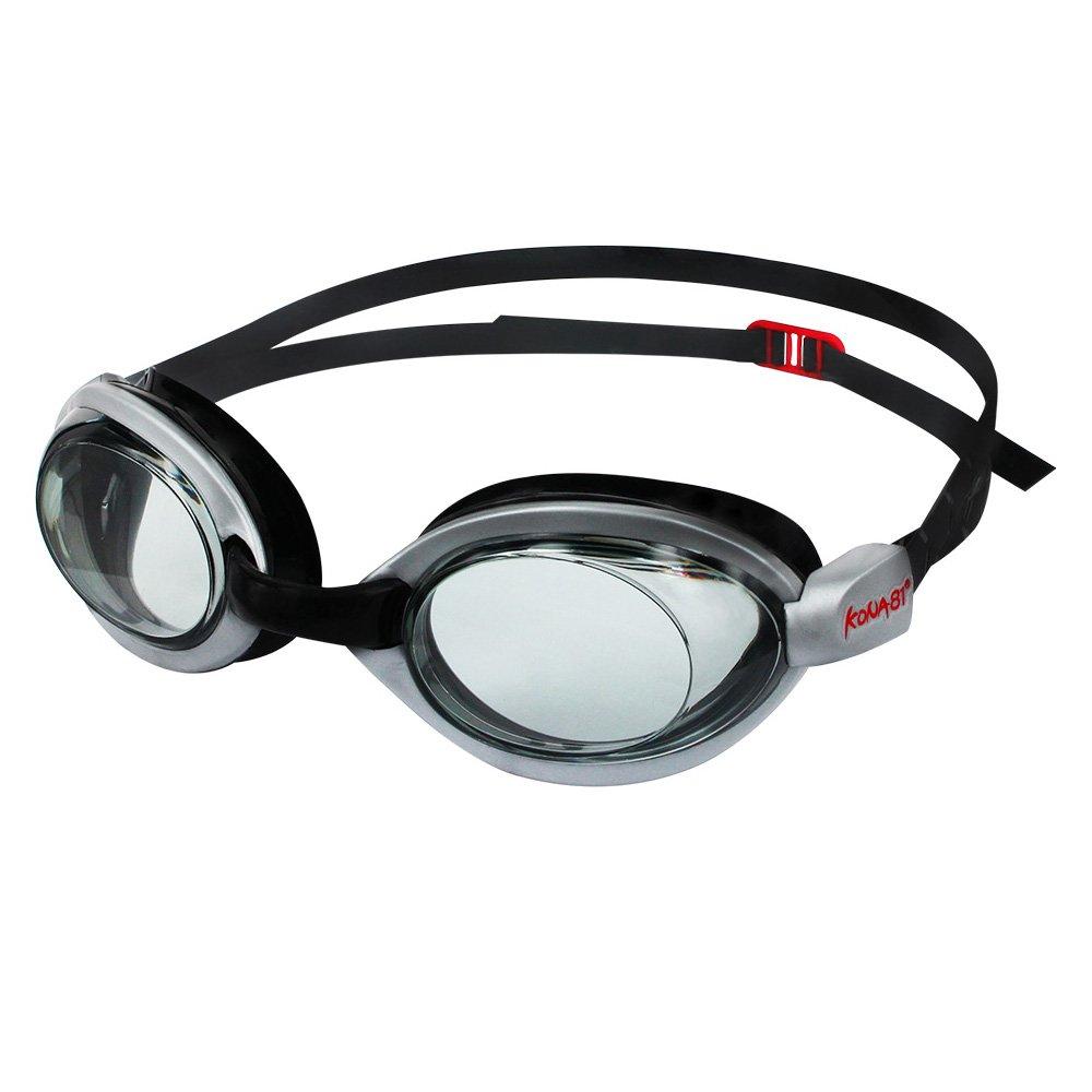 [AUSTRALIA] - KONA81 Barracuda Optical Swim Goggle K514, Designed for Triathlon, Anti-Fog, UV Protection, Silicone, No Leaking, Comfortable for Adults Men Women Unisex #51495 0.0 