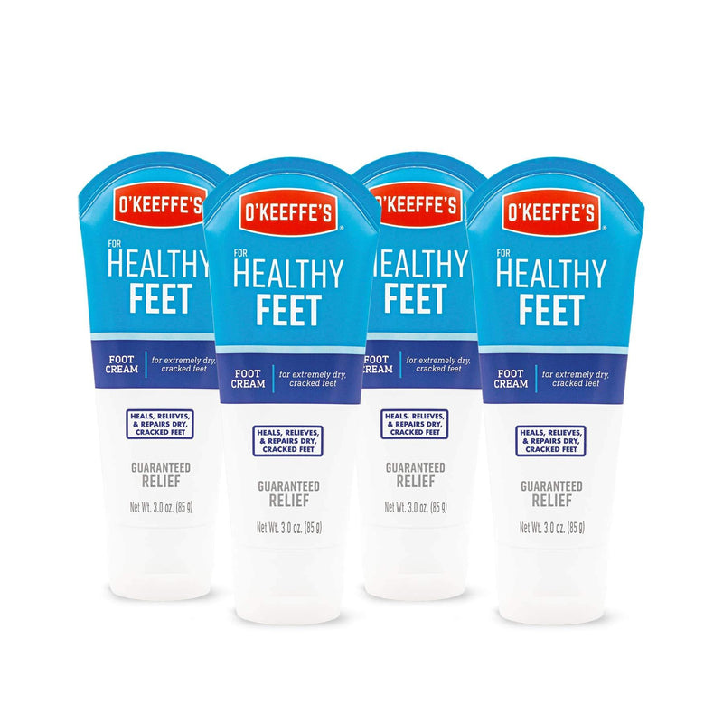 O'Keeffe's Healthy Feet Foot Cream, 3.0 ounce Tube, (Pack of 4) - BeesActive Australia