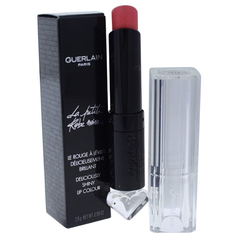Guerlain La Petite Robe Noire Deliciously Shiny Lip Colour, 072 Rose Pompon, 0.09 Ounce # 072 Rose Pompon - BeesActive Australia