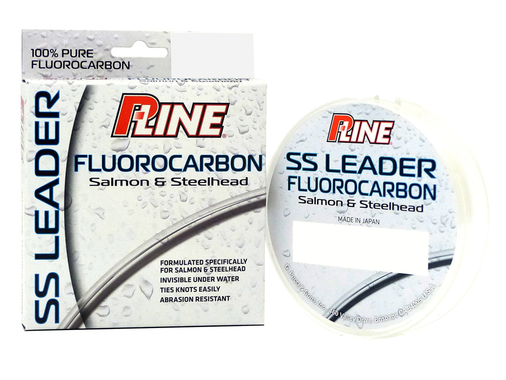 P-Line Salmon/Steelhead Select Fluorocarbon 100 yd Leader Material 25-Pound - BeesActive Australia