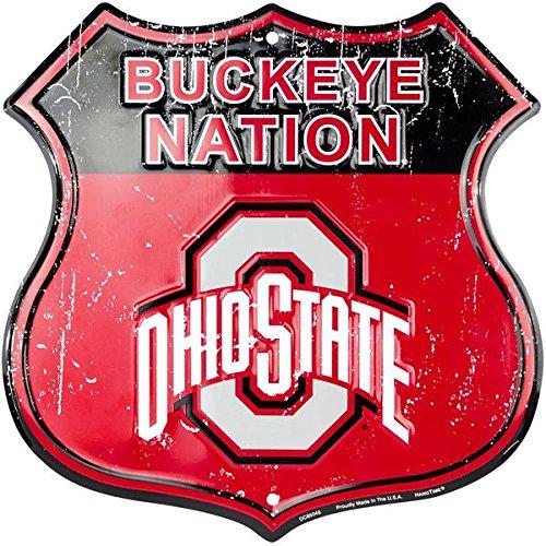 HangTime Buckeye Nation - Ohio State University Route Sign - BeesActive Australia