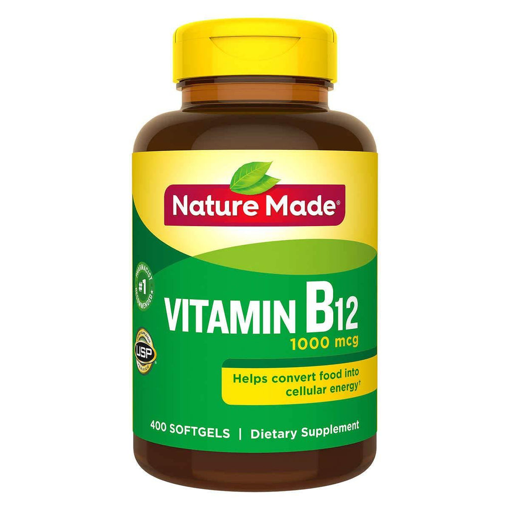 Nature Made Vitamin B-12 1000 mcg - 400 Softgels - BeesActive Australia